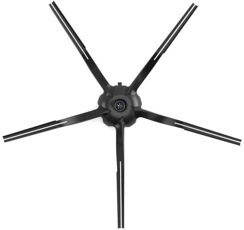 Roborock silikonske bočne četke (S6 MaxV S6 S6 Pure S5 Max S5 Mi Robot usisavač) - mekane silikonske bočne četke 2 komada crne boje