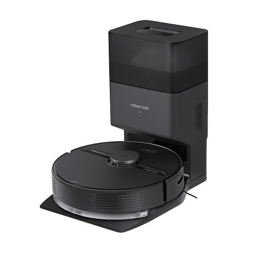 Aspirator robot Roborock Q7+ (+ Docking Auto Empty PURE) și stație de auto-împuținat negru