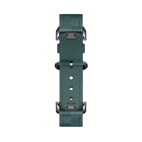 Xiaomi Smart Band 8 Kostičkový pásek (BHR7308GL) - kostkový kožený pásek zelený