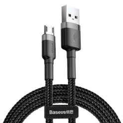   Baseus Cafule USB-A - Micro-USB kabel 05 m šedá-černá (CAMKLF-AG1)
