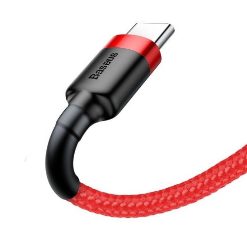 Baseus cafule USB C typ 3A 1M CATKLF-B09 černý-červený kabel