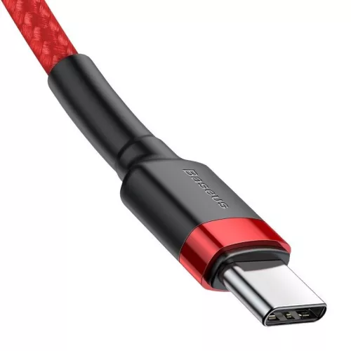 Baseus Cafule USB-C nabíjecí kabel 60W 2m červený (CATKLF-H09)