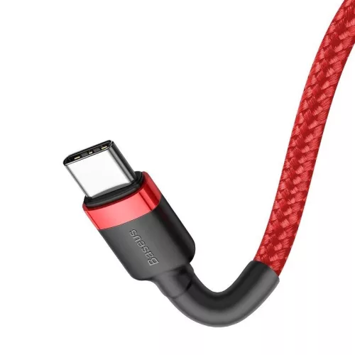 Baseus Cafule USB-C nabíjecí kabel 60W 2m červený (CATKLF-H09)