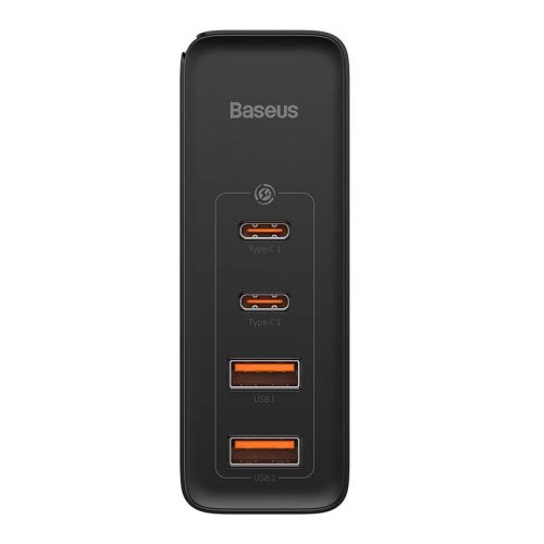 Baseus CCGAN2P-L01 GaN2 Pro 100W 2xUSB/2xUSB C încărcător negru