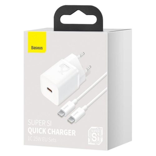Baseus Super Si 1C 25W + USB-C/USB-C 1m (TZCCSUP-L02)