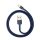Baseus Cafule USB-Lightning nabíjecí kabel 2m tmavě modrý (CALKLF-CV3)