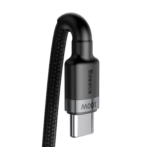 Baseus Cafule USB-C - USB-C kabel QC 3.0 2m šedá-černá (CATKLF-ALG1)