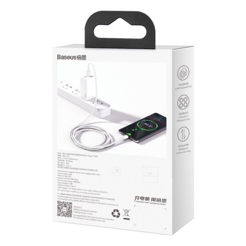 Baseus Superior Series USB-A to USB-C Cable 66W 1m White (CATYS-02)
