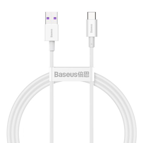 Baseus Superior Series USB-A to USB-C Cable 66W 1m White (CATYS-02)