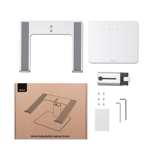 Baseus LUJS000012 suport universal ajustabil pentru laptop de 11-17" argintiu