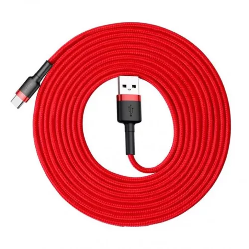 Baseus Cafule USB-USB-C kábel 2A 3m, piros