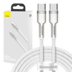 Baseus Cafule USB-C-USB-C kabel 100 W 2m bílý (CATJK-D02)