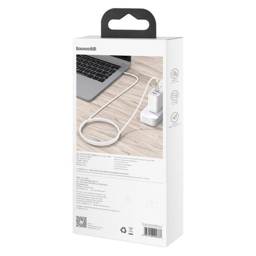 Baseus Cafule USB-C-USB-C kabel 100 W 2m bílý (CATJK-D02)
