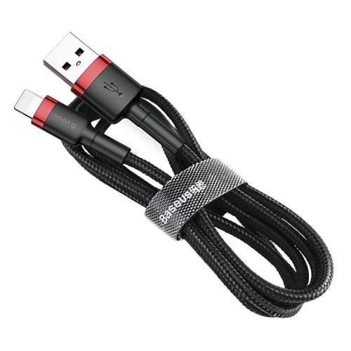 Baseus CALKLF-R91 Cafule 3m USB/Lightning crno-crveni podatkovni i punjački kabel