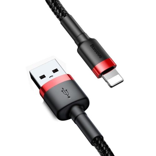 Baseus CALKLF-R91 Cafule 3m USB/Lightning crno-crveni podatkovni i punjački kabel