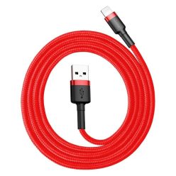   Baseus Cafule kabel ładujący USB-Lightning 2.4A 1m czerwony (CALKLF-B09)