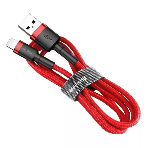 Baseus Cafule USB-Lightning nabíjecí kabel 2.4A 1m červený (CALKLF-B09)