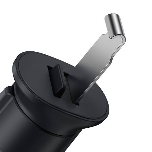 Baseus Metal Age SUJS000001 crni gravitacijski držač telefona za ventilacijski rešetku automobila