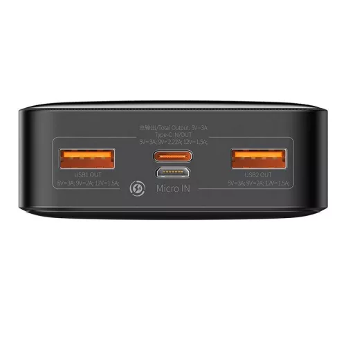 Baseus Bipow Powerbank 20000mAh 20W černý (PPBD050501)