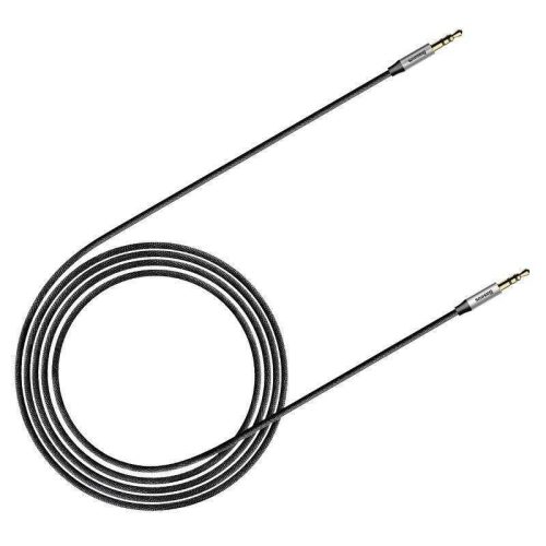 Baseus Yiven AUX mini jack 3.5mm kabel audio 1m czarno-srebrny (CAM30-BS1)