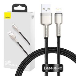   Baseus Cafule USB-A - Lightning kábel 025 m čierny (CALJK-01)