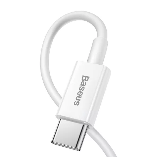 Baseus Superior USB-C - Lightning nabíjecí kabel 20W PD 1 m bílý (CATLYS-A02)