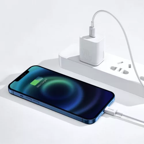 Baseus Superior USB-C - Lightning nabíjecí kabel 20W PD 1 m bílý (CATLYS-A02)