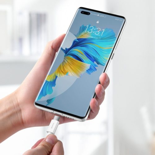 Baseus CATYS-A02 Superior 2m 66W USB A/USB C bílý datový a nabíjecí kabel