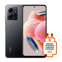   Xiaomi Redmi Note 12 (Onyx Gray) Dual SIM 6.67“ AMOLED 1080x2400/2.8GHz&1.9GHz/256GB/8GB RAM/Android12/4G MZB0ETZEU