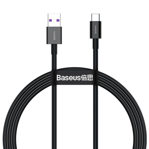 Baseus Superior USB-USB-C kabel 66W 1m černá (CATYS-01)