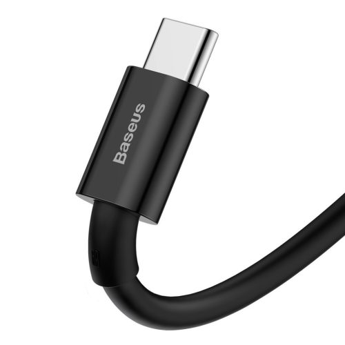 Baseus Superior USB-USB-C kabel 66W 1m černá (CATYS-01)