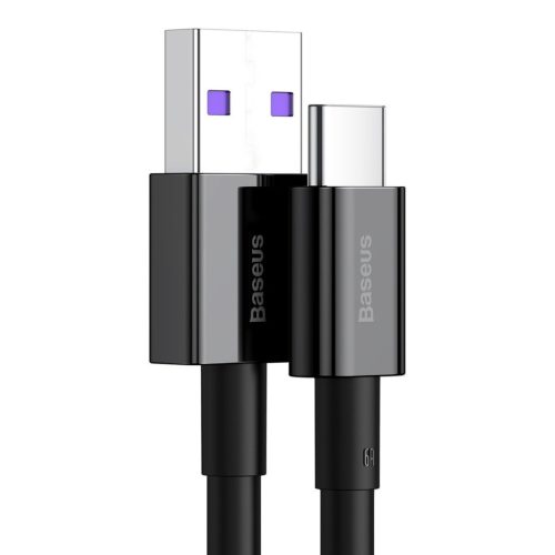 Baseus Superior USB-USB-C kabel 66W 1m černá (CATYS-01)