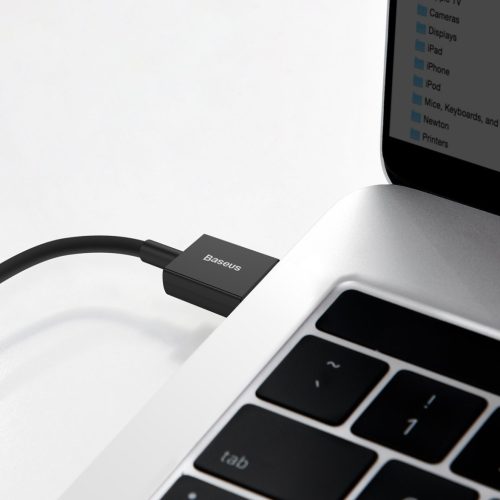 Baseus Superior USB-USB-C kabel 66W 1m černá (CATYS-01)