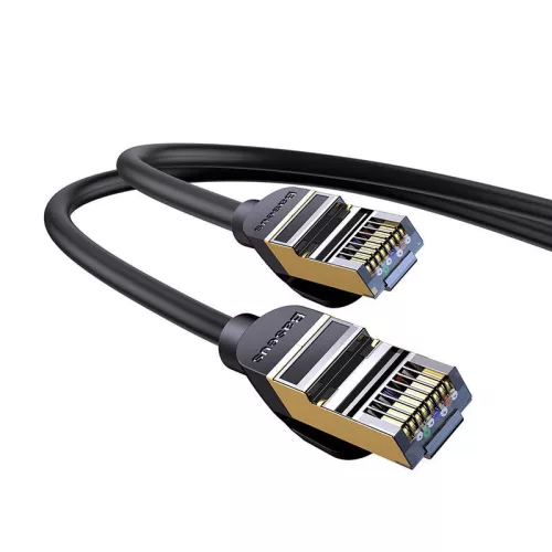 Baseus RJ45 síťový kabel 10Gbps 1m černý (WKJS010101)