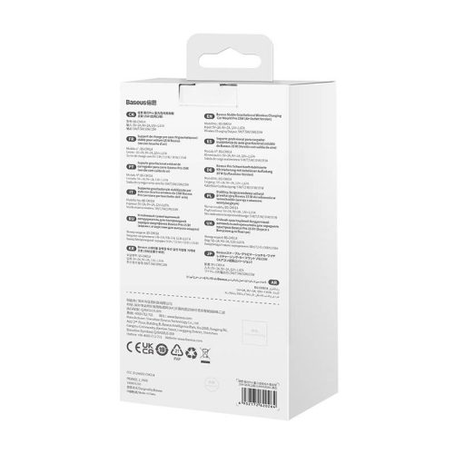 Baseus Stable Pro brezžični avto polnilec in nosilec za telefon 15W črn (SUWX030001)