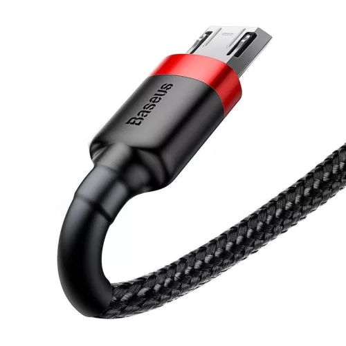 Baseus Cafule USB-A - Micro USB kabel 1.5A 2m červená-černá (CAMKLF-C91)