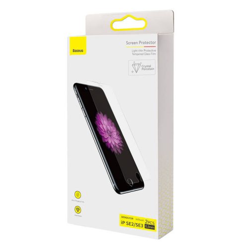 Baseus tvrzené sklo na iPhone SE 2 / iPhone SE 3 03 mm (SGBL021502)