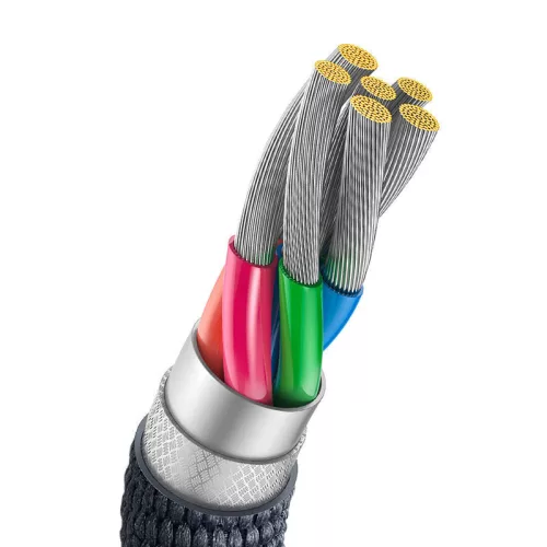 Baseus Crystal Shine 100W 2m USB-USB-C černý kabel