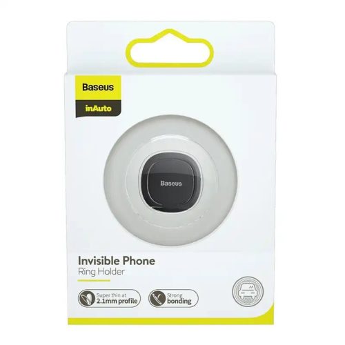 Baseus Invisible inel cu mâner pentru telefon gri (SUYB-0A)