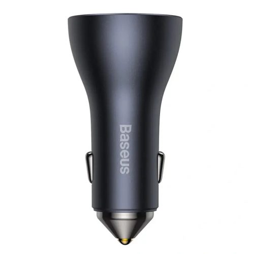 Baseus Golden Contactor Pro CGJP010013 1xUSB 2xUSB-C 65W tamnosiva auto punjač za brzo punjenje