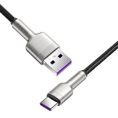 Baseus Cafule USB-A - USB-C kabel 66W 025m černý (CAKF000001)