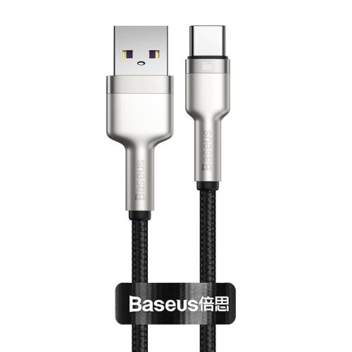 Baseus Cafule USB-A - USB-C kabel 66W 025m černý (CAKF000001)