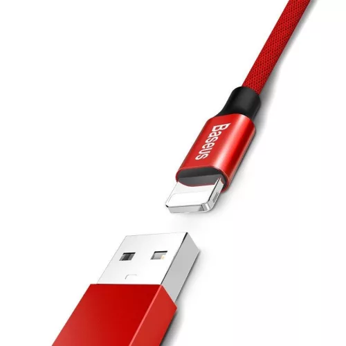 Baseus Yiven USB-A - Lightning kabel 18 m červený (CALYW-A09)