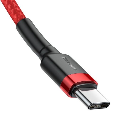 Baseus Cafule USB-C nabíjecí kabel 60W 1m červený (CATKLF-G09)