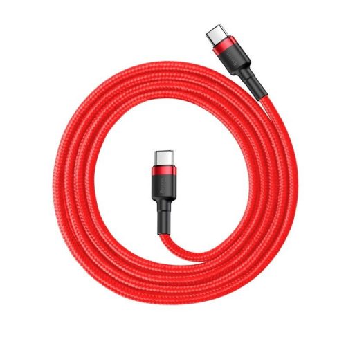 Baseus Cafule USB-C nabíjecí kabel 60W 1m červený (CATKLF-G09)