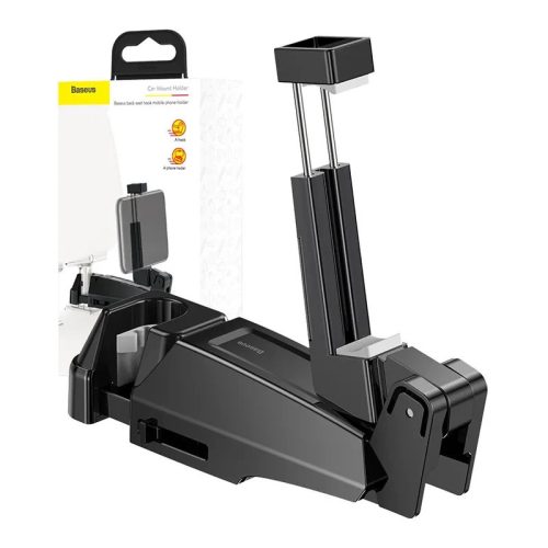 Baseus auto držák na telefon na opěrku hlavy černý (SUHZ-A01)