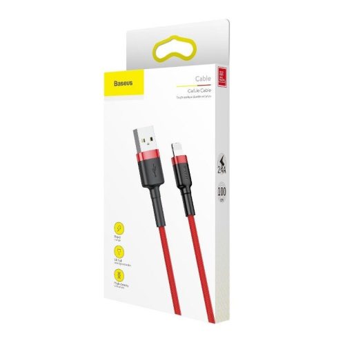 Baseus Cafule USB-Lightning punjač kabel 3 m crveni (CALKLF-R09)