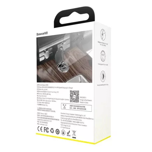 Baseus VCHX-B0G Tiny Star QC 4.0+ PD 30W szary ładowarka samochodowa