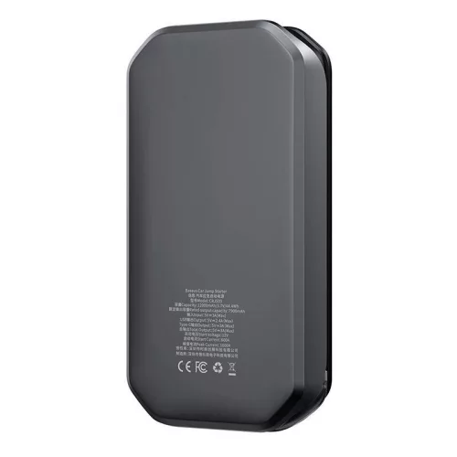 Baseus CRJS03-01 Super Energy Rozrusznik Samochodowy 12000mAh czarny power bank