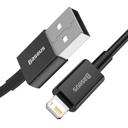 Baseus Superior USB-A - Lightning nabíjecí kabel 2 m černý (CALYS-C01)